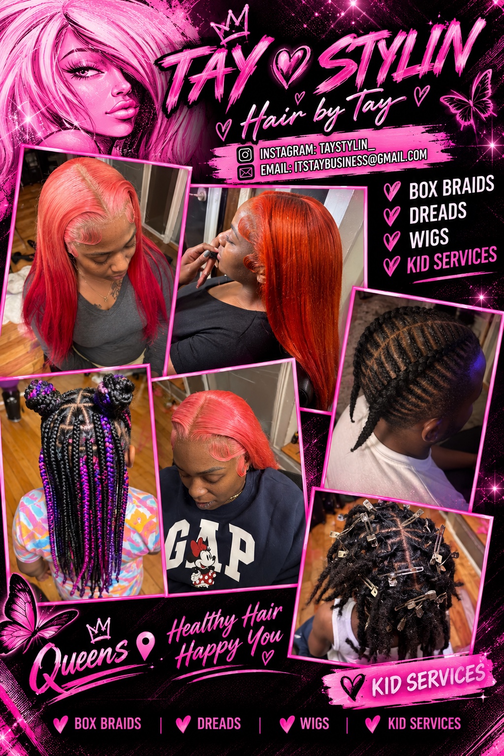 TAY STYLIN hair portfolio and services